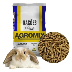 Ração Para Coelho Engorda Reduz Odor Fezes Peletizada 20kg