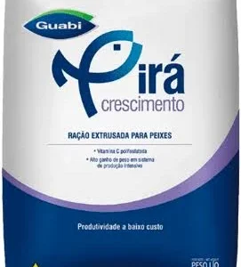 Ração Peixes Crescimento Carpas Pacus Tilápias Guabi 32% 25kg